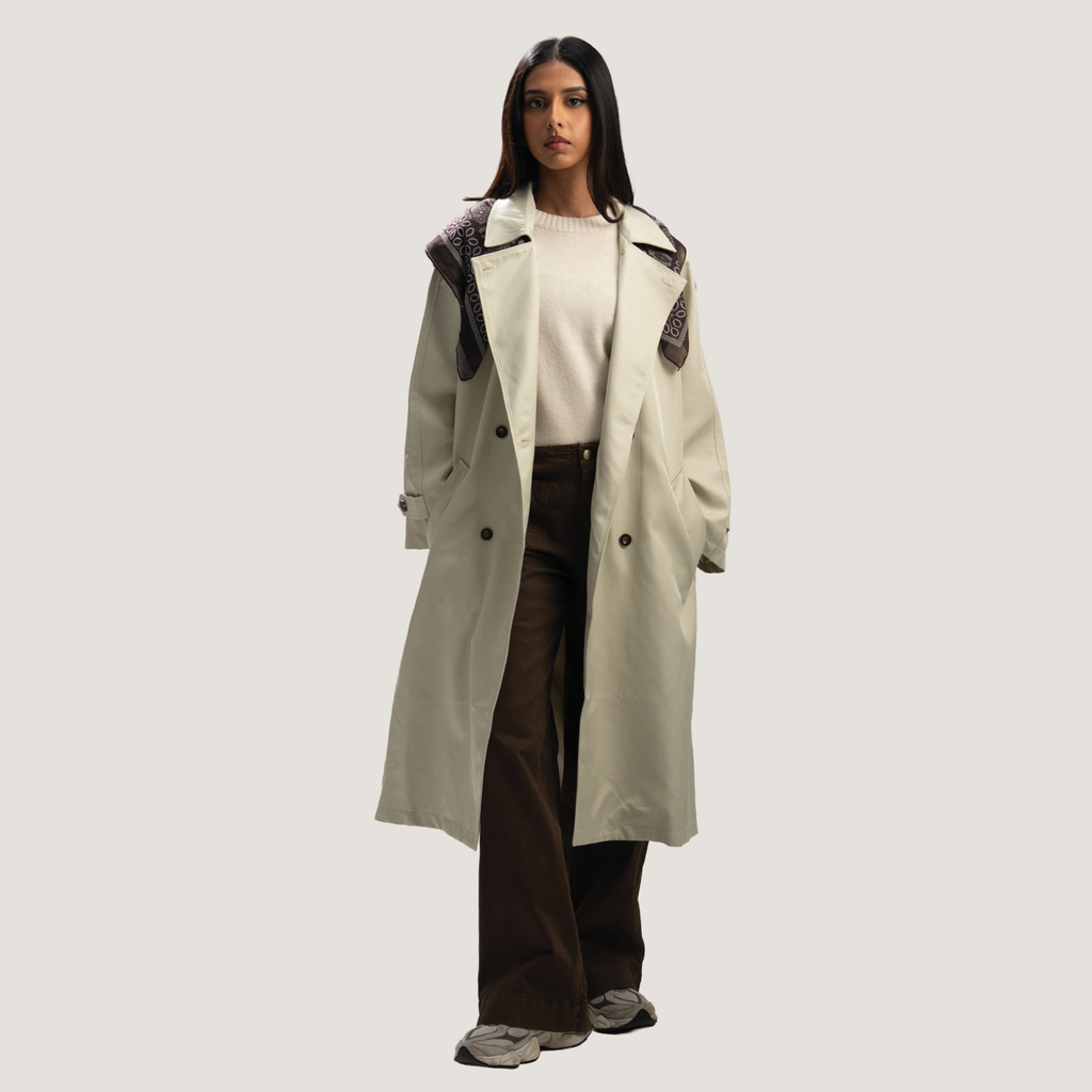 Soft Beige Trench