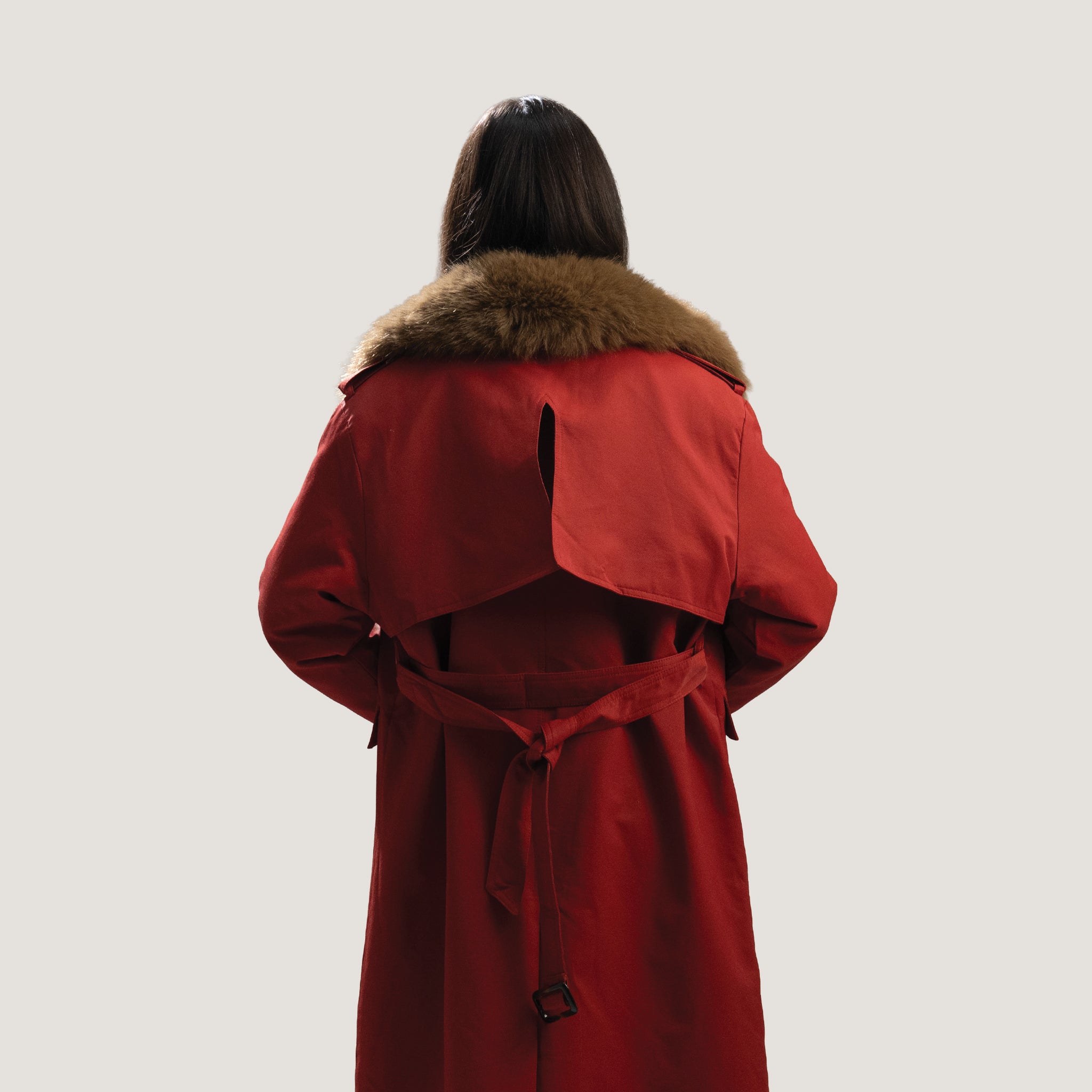 Scarlet Fur Coat