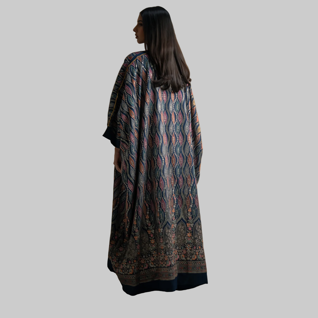 Ink Blue Bisht