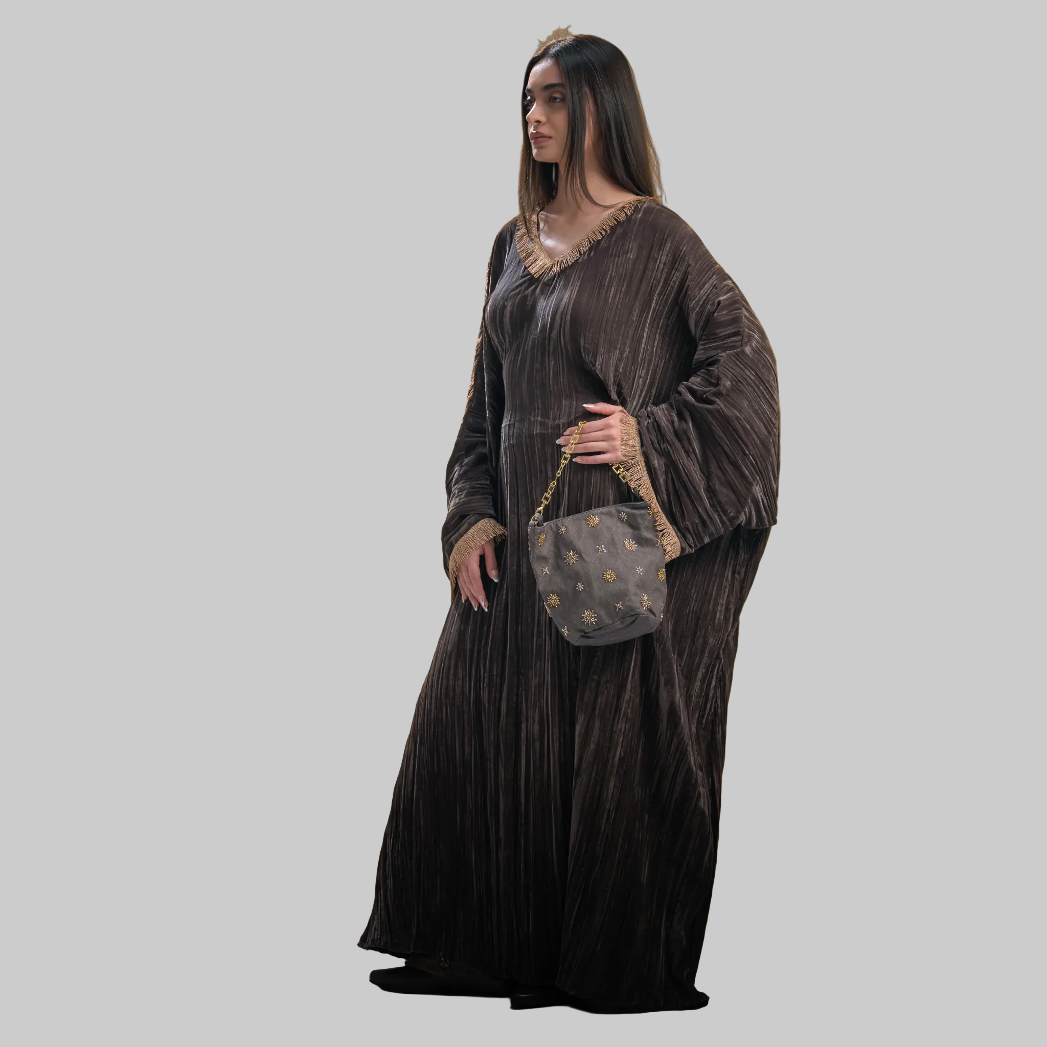 Brown & Gold Daraa Set